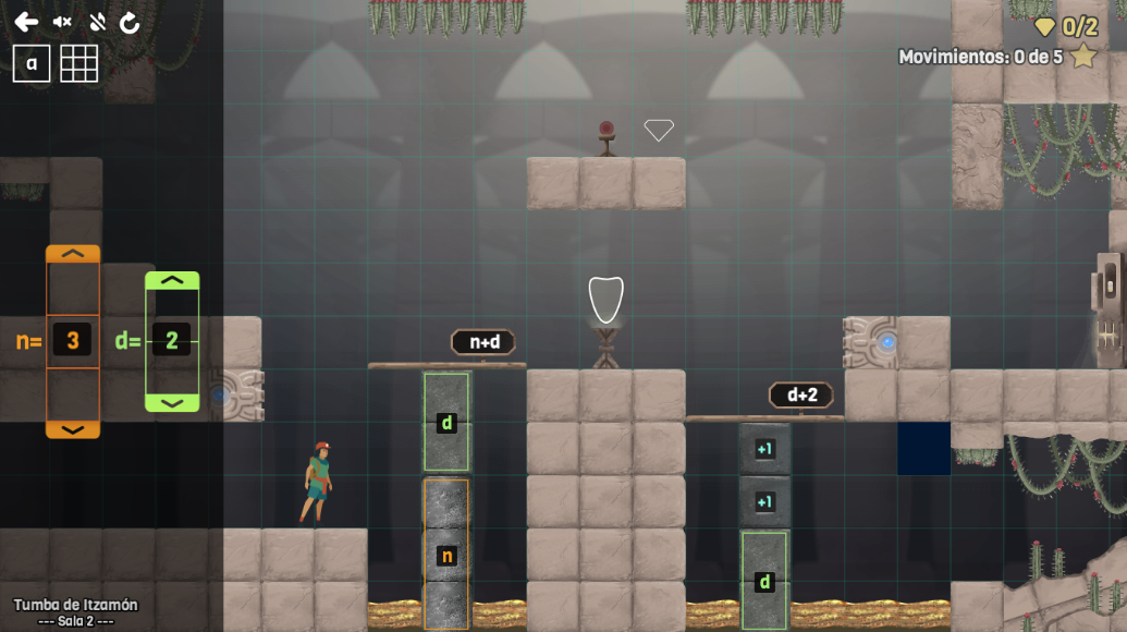 Curse Reverse screenshot showing a star chart after completing a room.